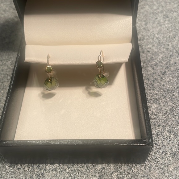 Emerald earrings - Picture 1 of 3